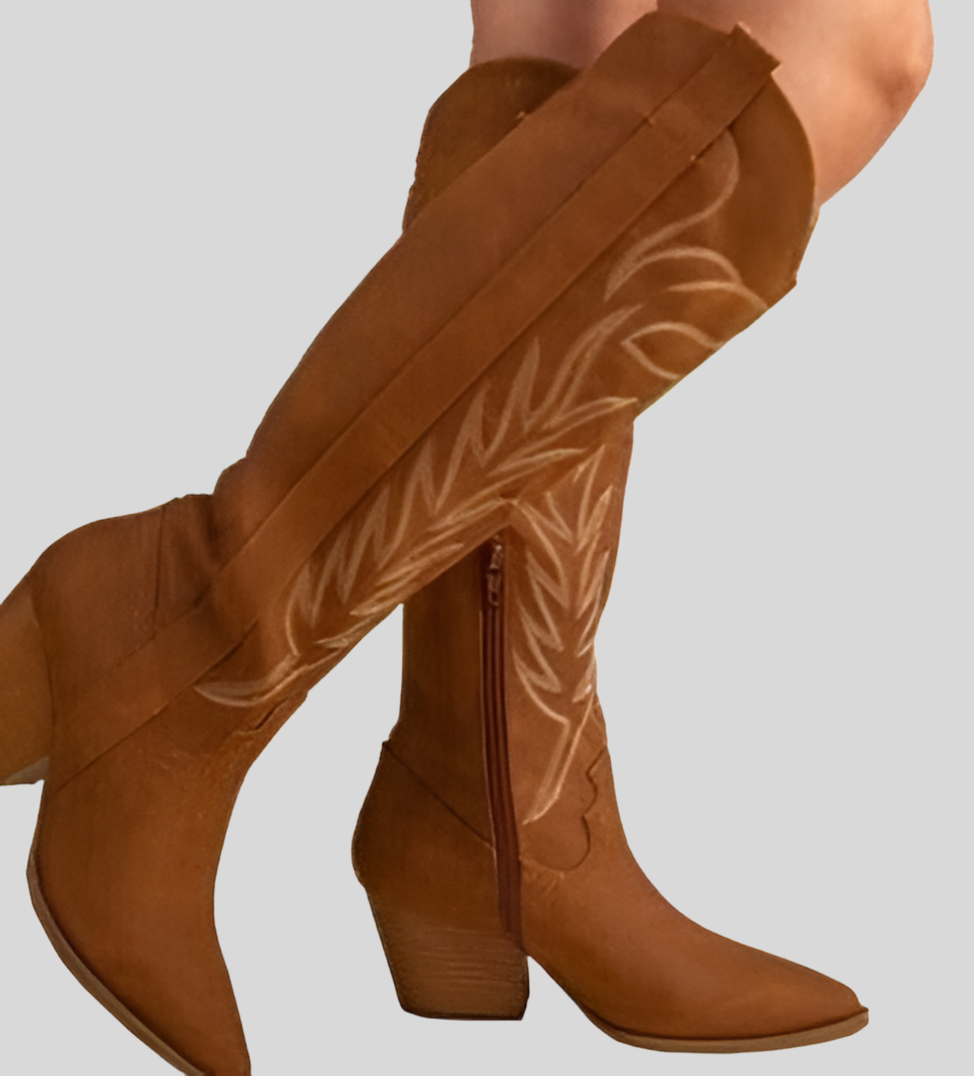 Western Chestnut Boots