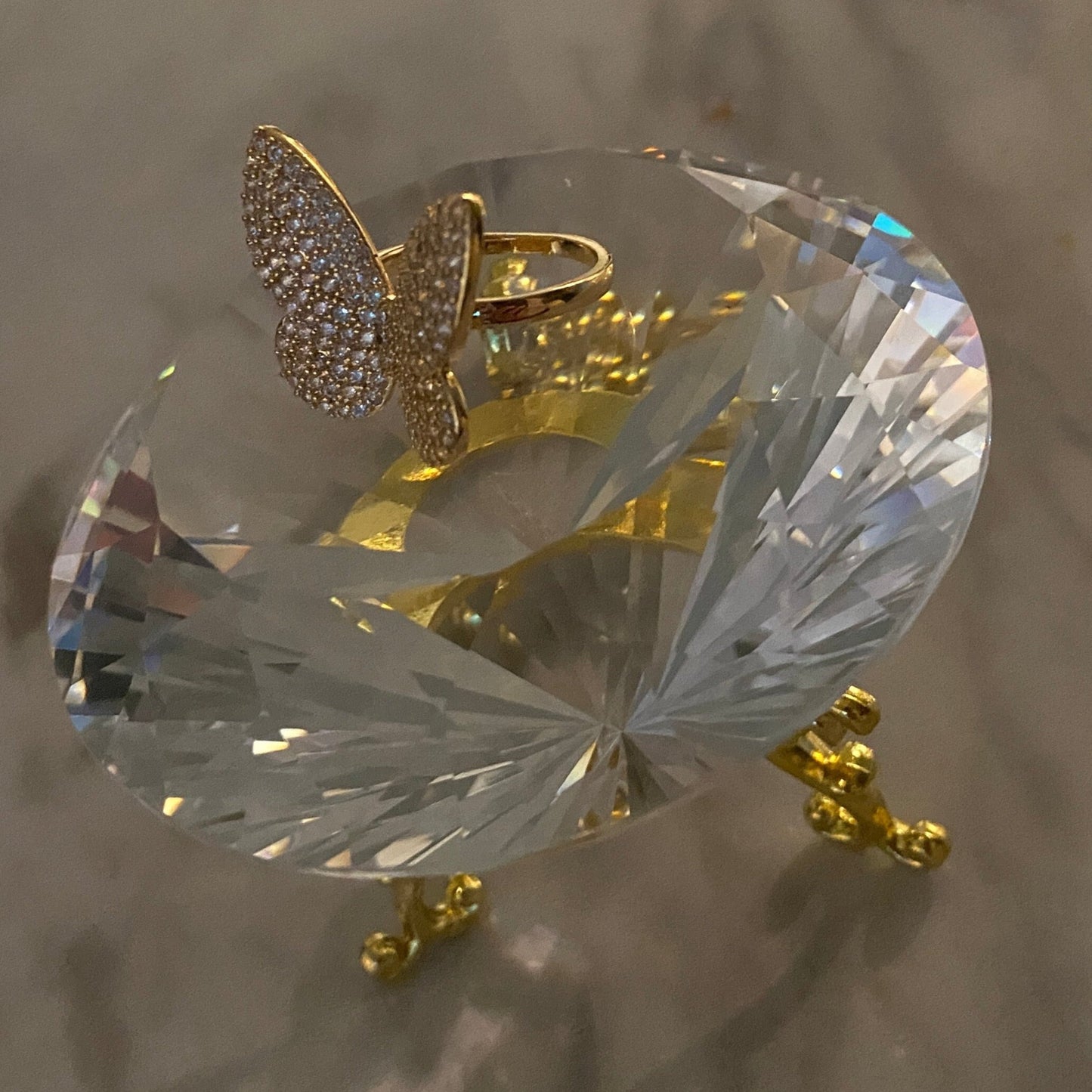 Butterfly Rhinestone’s Ring