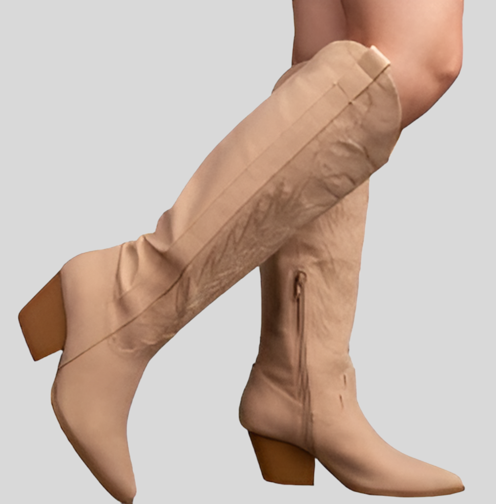 Western Nude Boots