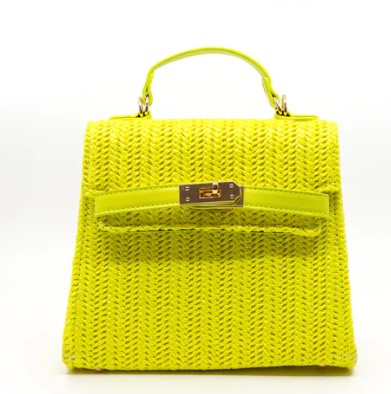Sarah Green Neon Handbag