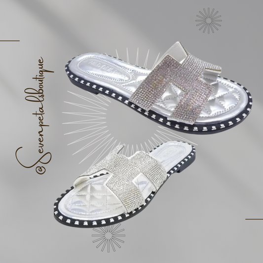 Colección de sandalias de plata coñac