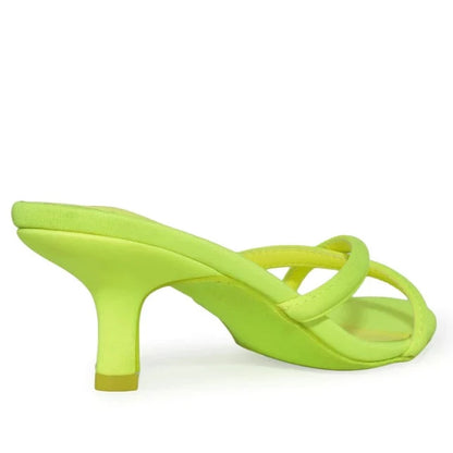 Lola Brunch Green Neon Heels Collection
