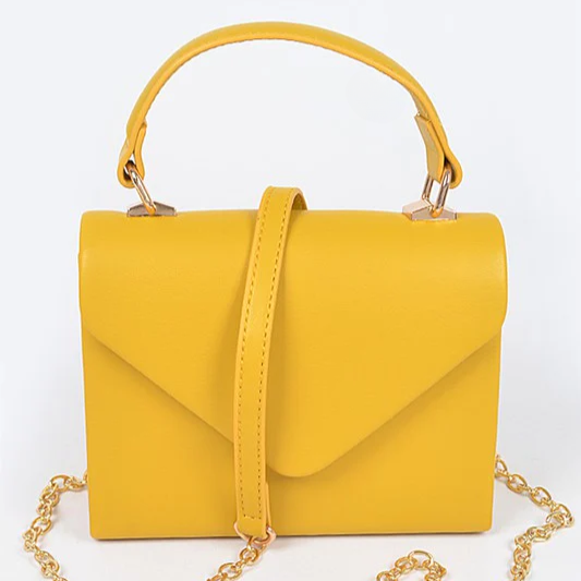Frances Yellow Handbag